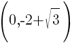 (0,-2 + sqrt{3})
